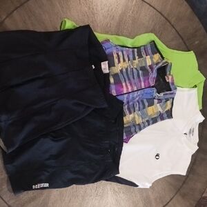 Pearl Izumi Tank Tops-White, Green, Multicolor & Bike Shorts Pearl Izumi/Hind